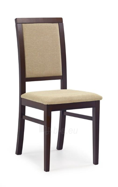 Valgomojo kėdė SYLWEK 1 tamsus riešutas / smėlio paveikslėlis 1 iš 7