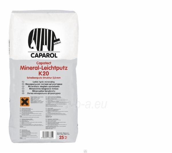 Mineralinis tinkas 139 Mineral-Leichtputz K20 samanėlė 25kg (Lenkija) paveikslėlis 1 iš 2