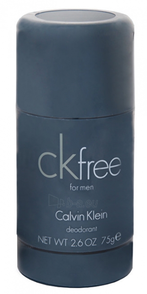 Antiperspirant & Deodorant Calvin Klein Free Deostick 75ml paveikslėlis 1 iš 1