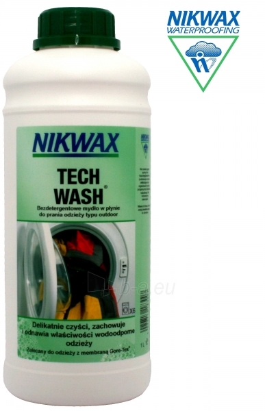 Plovimo skystis rūbams iš memranos Nikwax NI-41 Tech Wash 1000 ml paveikslėlis 1 iš 1