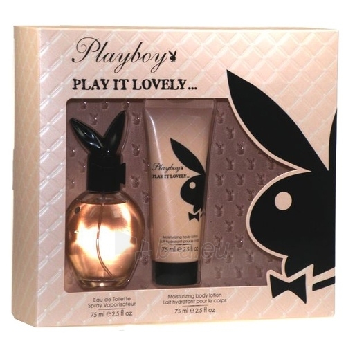 Set Playboy Play It Lovely EDT 75ml + 75ml body lotion paveikslėlis 1 iš 1