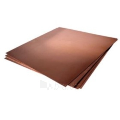 Copper sheet 0.5x600x2000, M2 paveikslėlis 1 iš 1