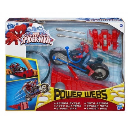 A1505 Hasbro Spider-Man ULTIMATE Power Webs SPIDER motociklas paveikslėlis 1 iš 2