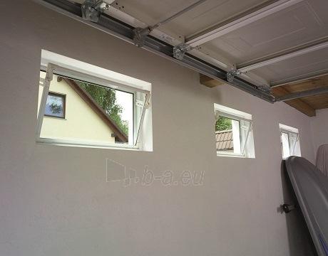 ACO plastic window utility rooms 800x500 mm. with glass paveikslėlis 3 iš 3