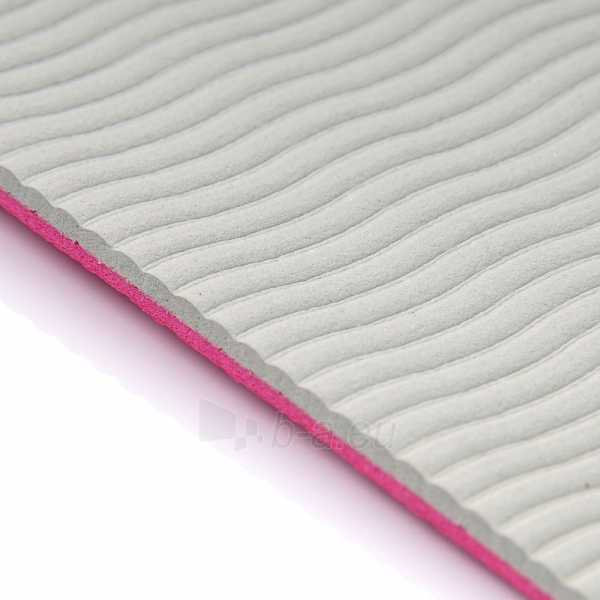 Aerobikos kilimėlis Meteor TPE Yoga rožinis/pilkas paveikslėlis 6 iš 8