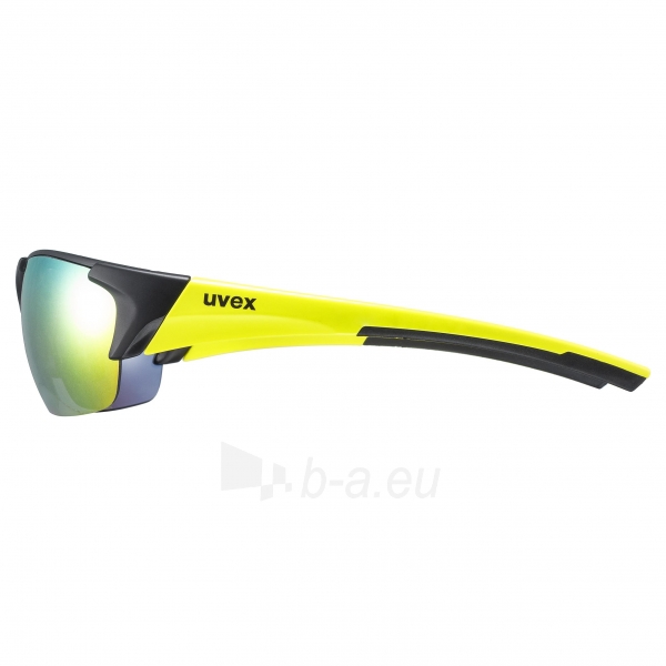 Brilles Uvex Blaze III black mat yellow / mirror yellow paveikslėlis 1 iš 5