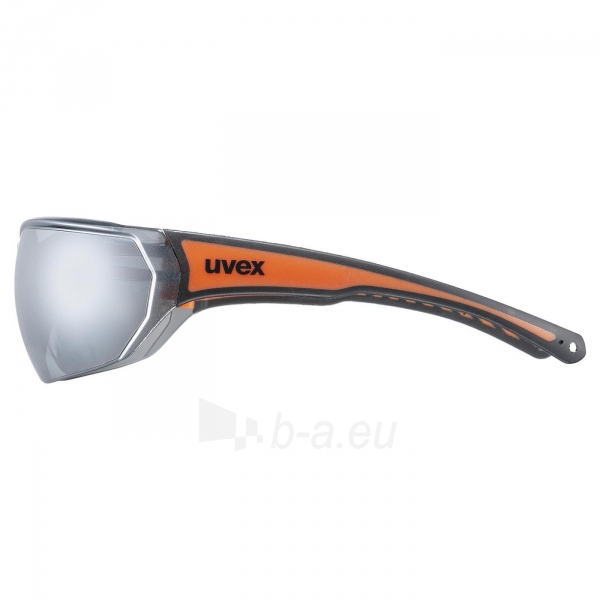 Akiniai Uvex Sportstyle 204 black orange / mirror silver paveikslėlis 1 iš 5