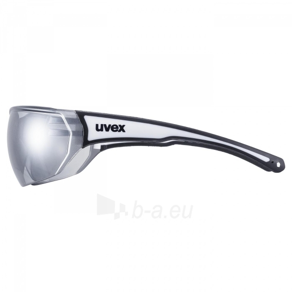 Akiniai Uvex Sportstyle 204 black white / mirror silver paveikslėlis 4 iš 5