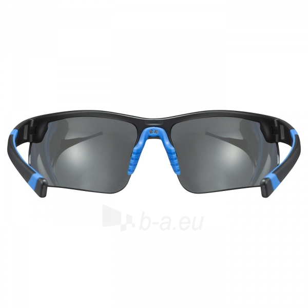 Brilles Uvex Sportstyle 221 black blue mat / mirror blue paveikslėlis 3 iš 5