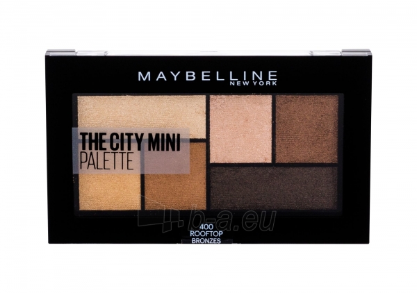Akių šešėliai Maybelline The City Mini 400 Rooftop Bronzes Eye Shadow 6g paveikslėlis 1 iš 1