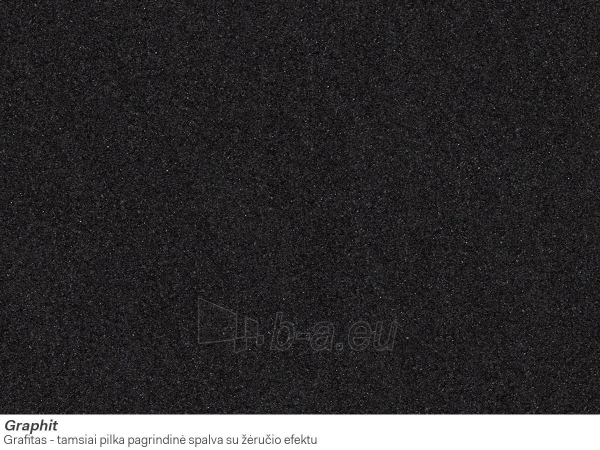 Akmens masės plautuvė Franke Mythos, MTG 611, Graphit, dubuo dešinėje paveikslėlis 3 iš 5