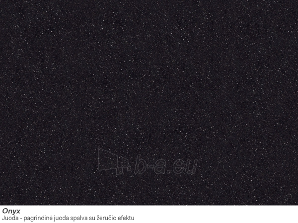 Akmens masės plautuvė Franke Ronda, ROG 611-62, užkemšamas ventilis, Onyx paveikslėlis 2 iš 3