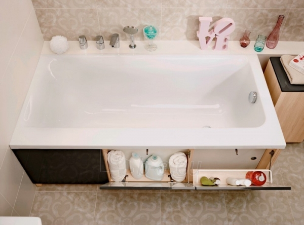 Akrilo vonia Cersanit Smart, 170x80 cm dešininė paveikslėlis 4 iš 4