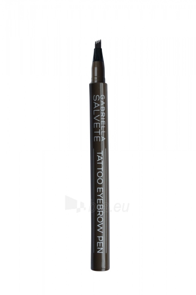 Antakių pieštukas Gabriella Salvete Tattoo Eyebrow Pen 02 Brown 0,28g paveikslėlis 1 iš 2