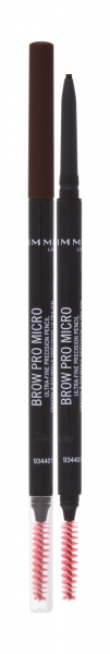 Antakių pieštukas Rimmel London Brow Pro Micro 003 Dark Brown 0,09g paveikslėlis 1 iš 2