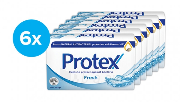 Antibakterinis kietas muilas Protex Fresh (Bar Soap) 6 x 90 g paveikslėlis 1 iš 1