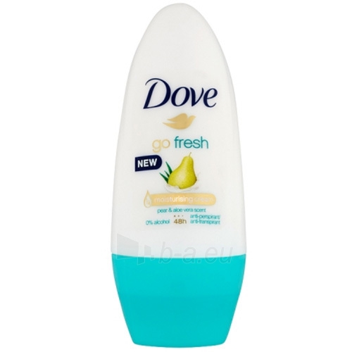 Dezodorantas Dove Antiperspirant with pear and aloe vera Roll-on Go Fresh (Deo Roll On Peer and Aloe Vera ) 50 ml paveikslėlis 1 iš 1