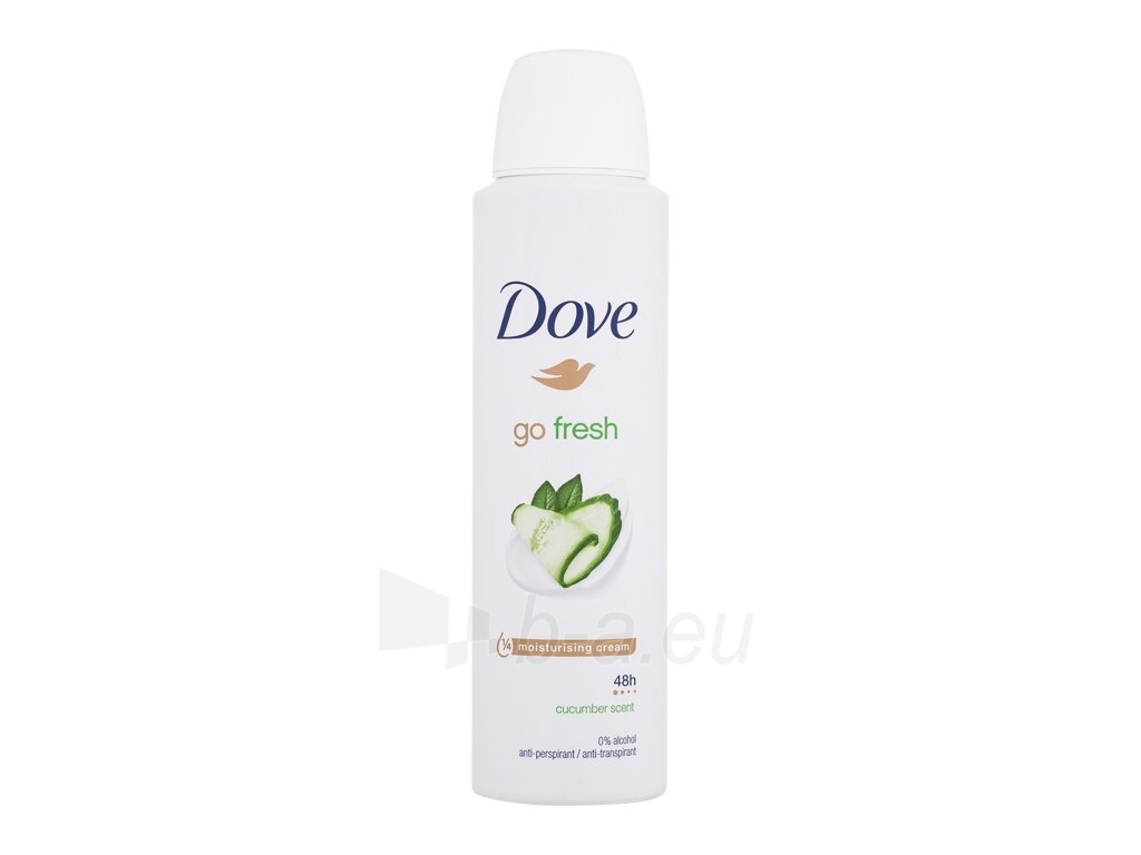 Antiperspirantas Dove Go Fresh 48h Anti-Perspirant Deospray Cucumber Cosmetic 150ml paveikslėlis 1 iš 1