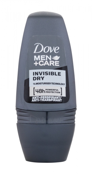 Dezodorantas Dove Men+Care Invisible Dry Anti-Perspirant 48h Roll-On Cosmetic 50ml paveikslėlis 1 iš 1