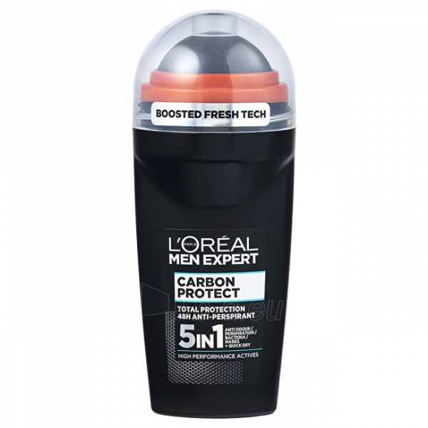 Dezodorantas L´Oréal Paris Antiperspirant ball pen for men Carbon Protect 50 ml paveikslėlis 1 iš 3