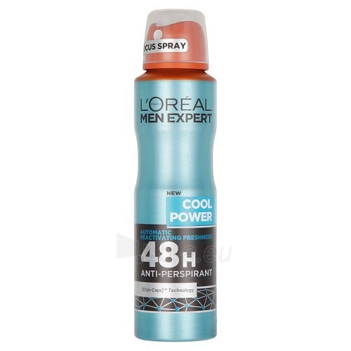 Dezodorantas L´Oréal Paris Antiperspirant in Men Expert Cool Power 150 ml paveikslėlis 1 iš 1