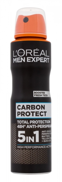 Antiperspirantas L´Oréal Paris Men Expert Carbon Protect 150ml 4in1 paveikslėlis 1 iš 1