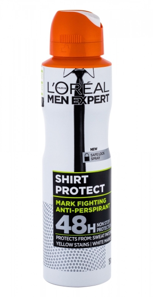 Antiperspirantas L´Oréal Paris Men Expert Shirt Protect 150ml 48H paveikslėlis 1 iš 1