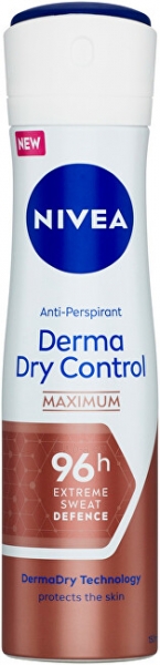Antiperspirantas Nivea Antiperspirant spray Derma Dry Control (Anti-Perspirant) 150 ml paveikslėlis 1 iš 4
