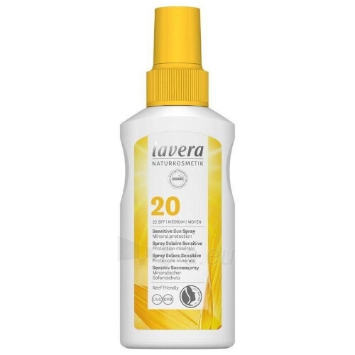 Apsaugos nuo saulės kremas Lavera SPF 20 (Sensitive Sun Spray) 100 ml paveikslėlis 1 iš 1