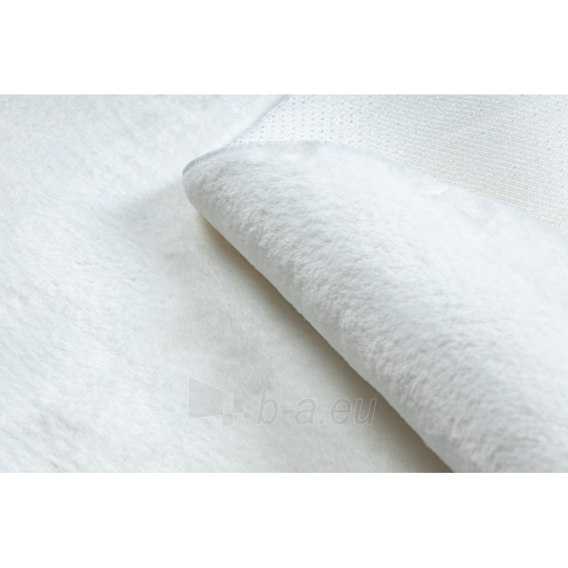 Apvalus baltas kailio imitacijos kilimas POSH | ratas 80 cm paveikslėlis 14 iš 17