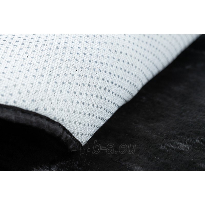 Apvalus juodas kailio imitacijos kilimas POSH | ratas 80 cm paveikslėlis 5 iš 17