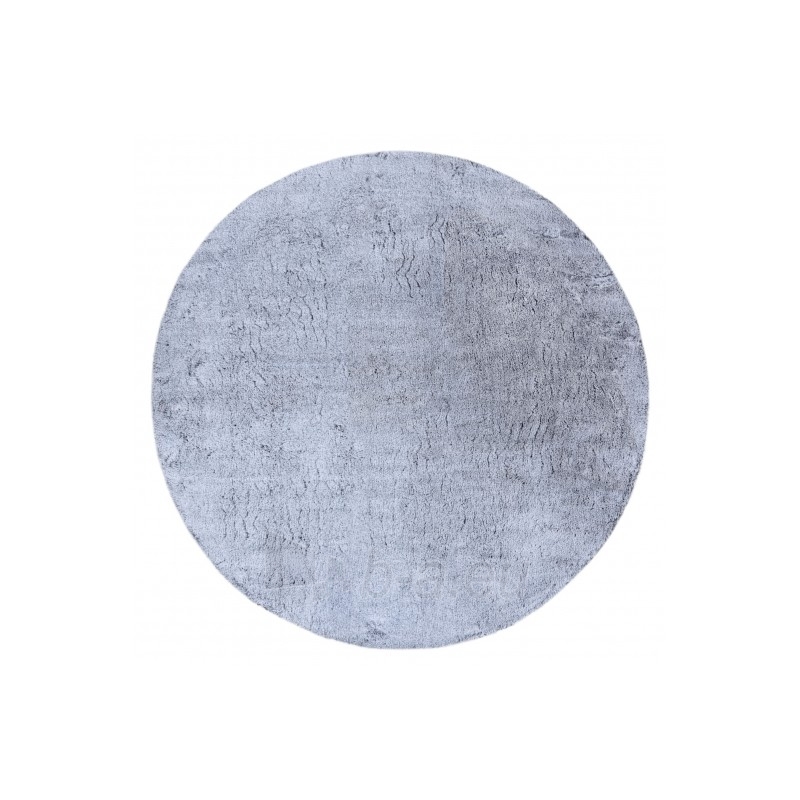 Apvalus pilkas kailio imitacijos kilimas LAPIN | ratas 160 cm paveikslėlis 2 iš 16