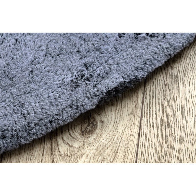 Apvalus pilkos spalvos kailio imitacijos kilimas LAPIN | ratas 160 cm paveikslėlis 7 iš 16