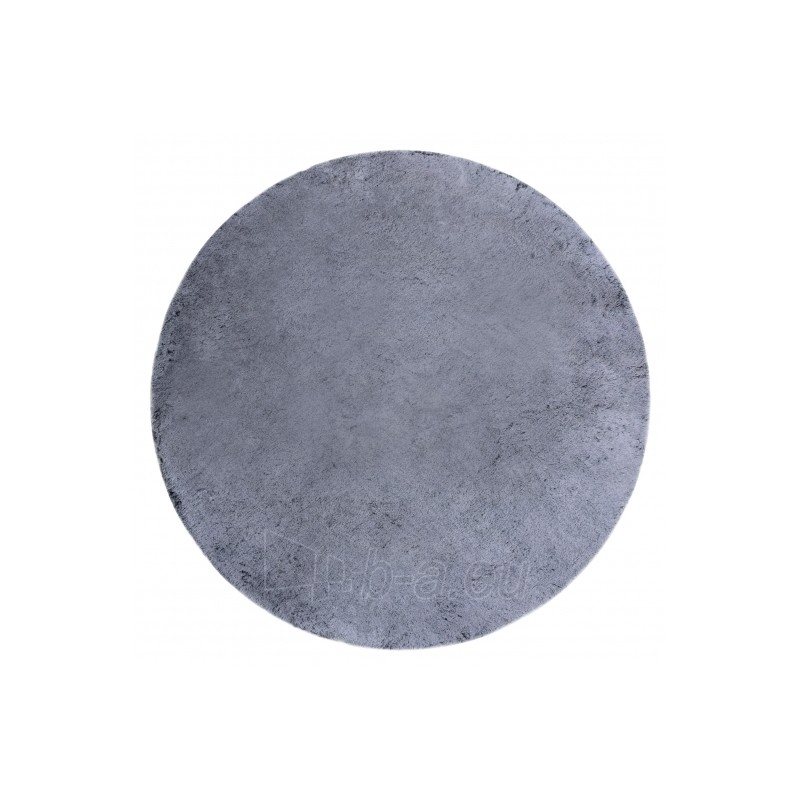 Apvalus pilkos spalvos kailio imitacijos kilimas LAPIN | ratas 160 cm paveikslėlis 2 iš 16