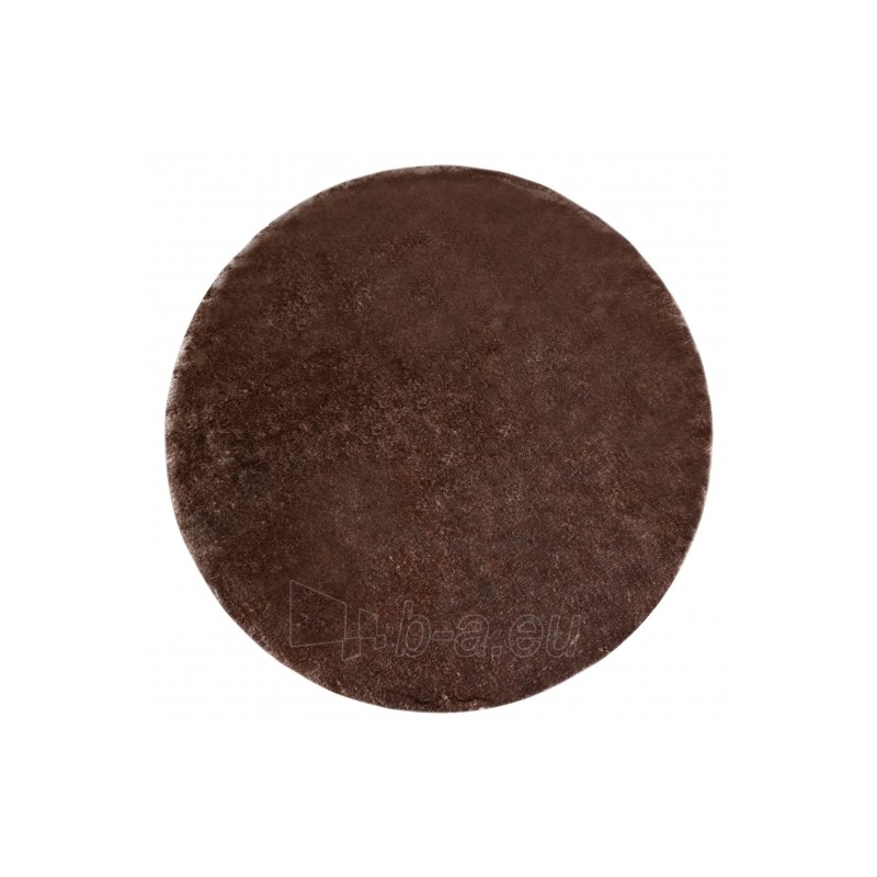 Apvalus rudas kailio imitacijos kilimas LAPIN | ratas 120 cm paveikslėlis 2 iš 16