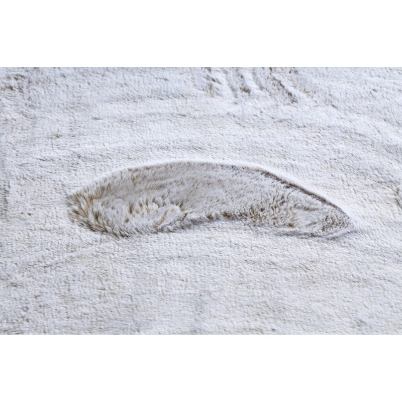 Apvalus smėlio spalvos kilimas LAPIN | ratas 100 cm paveikslėlis 6 iš 16