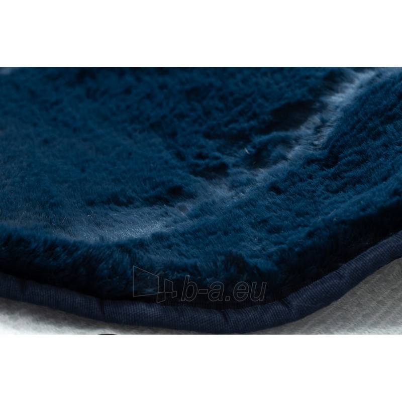 Apvalus tamsiai mėlynas kilimas POSH | ratas 100 cm paveikslėlis 13 iš 17