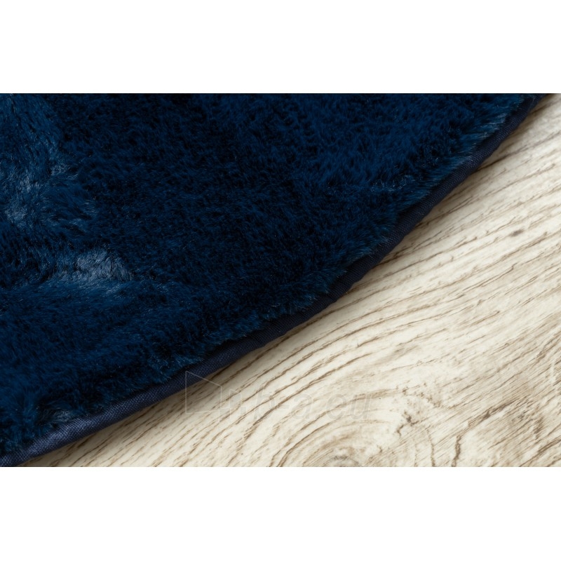Apvalus tamsiai mėlynas kilimas POSH | ratas 100 cm paveikslėlis 9 iš 17