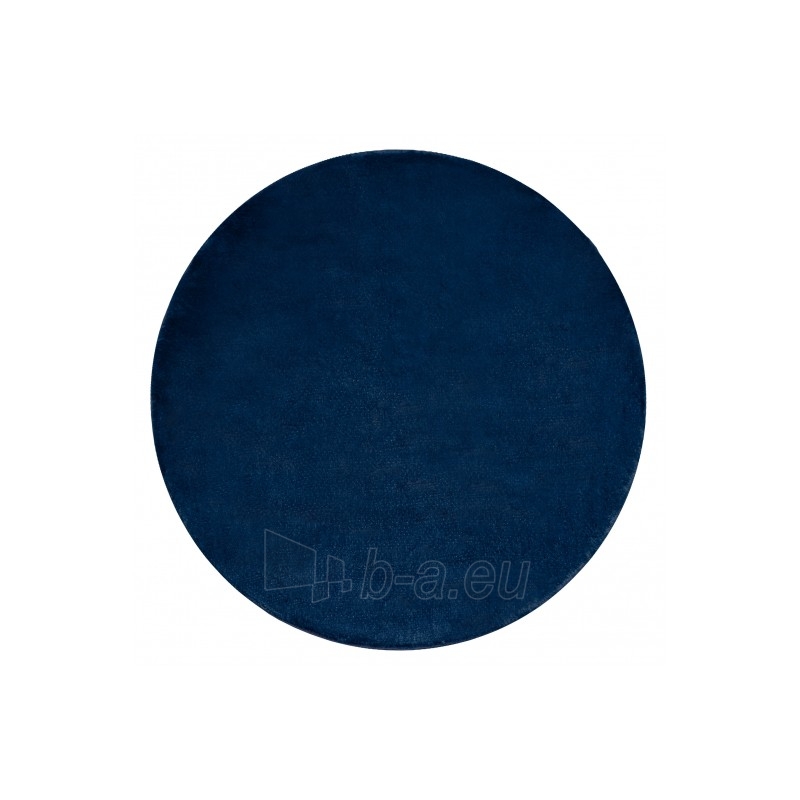 Apvalus tamsiai mėlynas kilimas POSH | ratas 100 cm paveikslėlis 3 iš 17