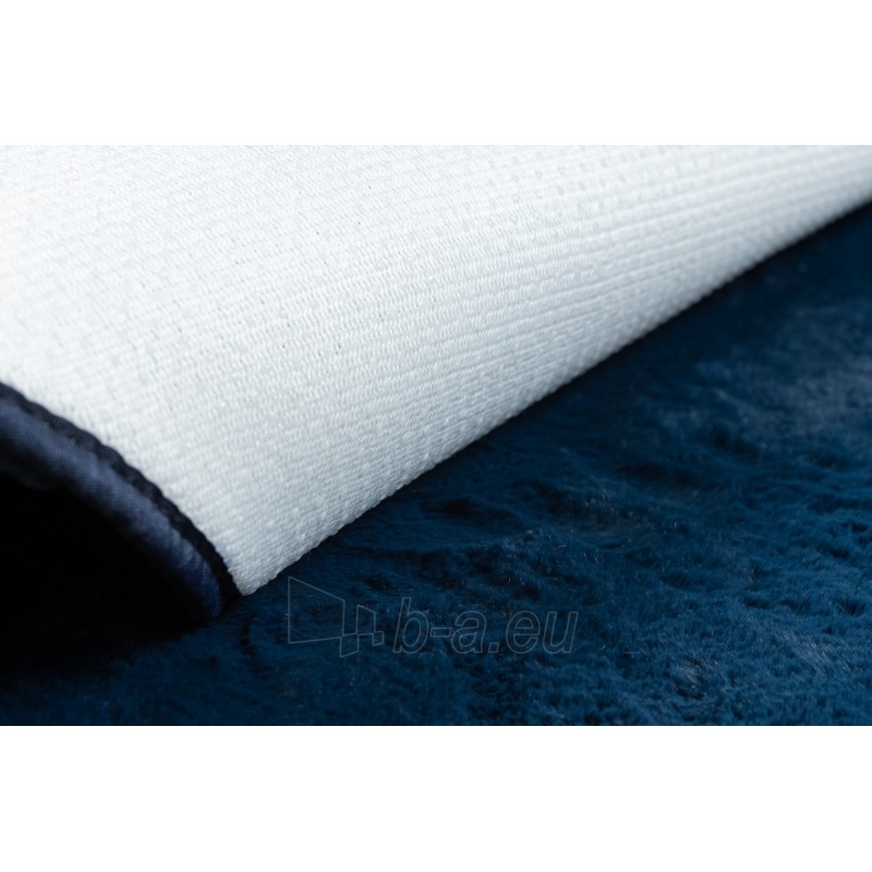 Apvalus tamsiai mėlynas kilimas POSH | ratas 80 cm paveikslėlis 5 iš 17
