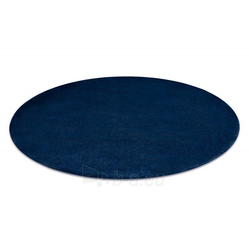 Apvalus tamsiai mėlynas kilimas POSH | ratas 80 cm paveikslėlis 4 iš 17