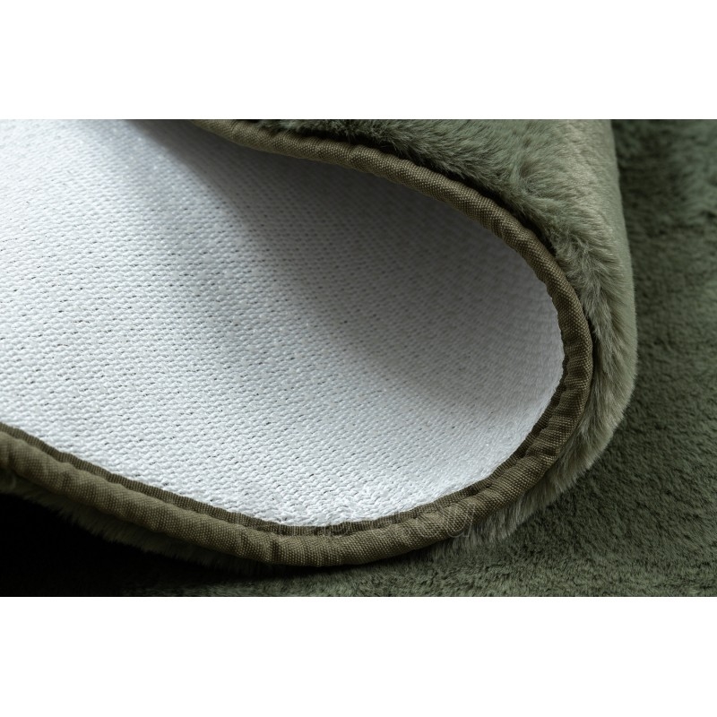 Apvalus žalias kailio imitacijos kilimas POSH | ratas 100 cm paveikslėlis 12 iš 17