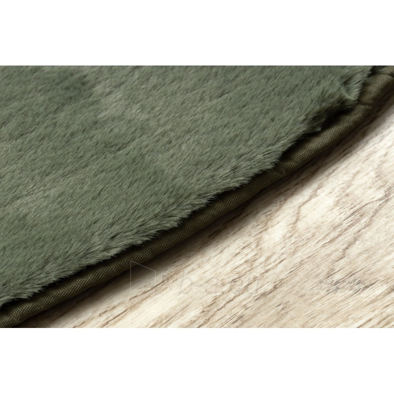 Apvalus žalias kailio imitacijos kilimas POSH | ratas 60 cm paveikslėlis 9 iš 17