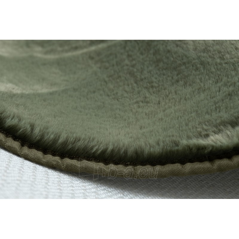 Apvalus žalias kailio imitacijos kilimas POSH | ratas 80 cm paveikslėlis 13 iš 17