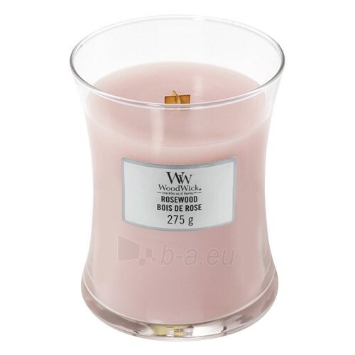 Aromatinė žvakė WoodWick Rosewood scented candle 275 g paveikslėlis 1 iš 1