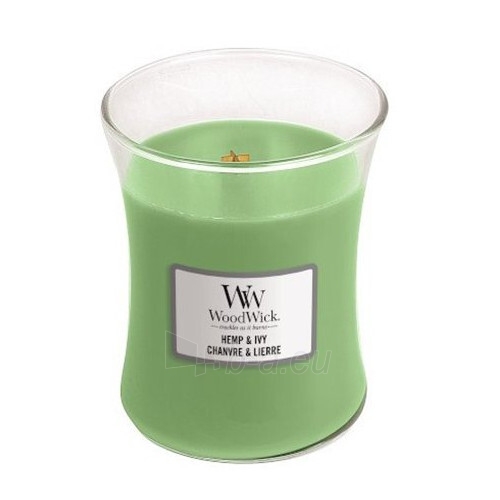 Aromatinė žvakė WoodWick Scented candle vase Hemp & Ivy 275 g Paveikslėlis 1 iš 2 310820209195