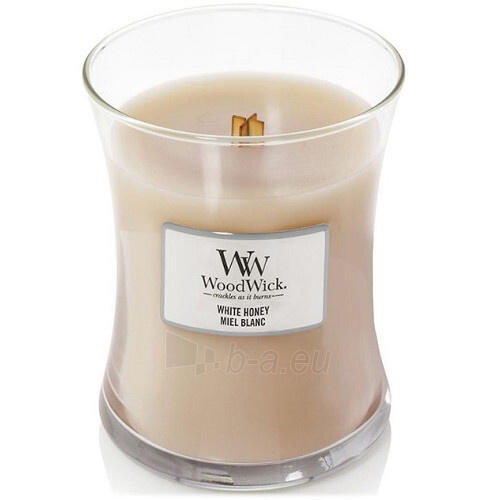 Aromatinė žvakė WoodWick Scented candle vase White Honey 275 g paveikslėlis 1 iš 1