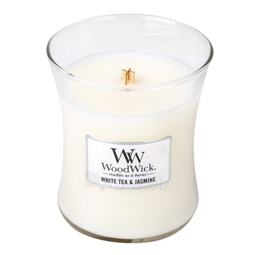 Aromatinė žvakė WoodWick Scented candle vase White Tea & Jasmine 275 g paveikslėlis 1 iš 1