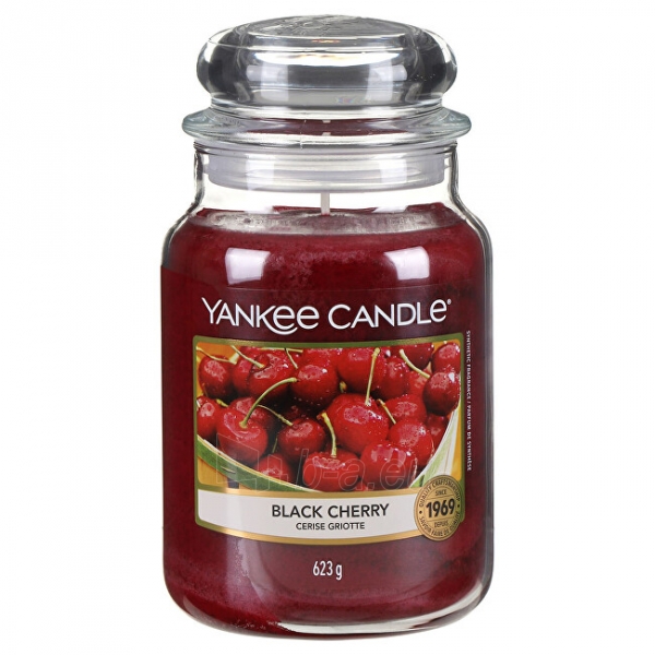 Aromatinė žvakė Yankee (Black Cherry) 623 g paveikslėlis 1 iš 1