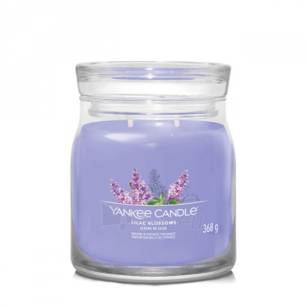 Aromatinė žvakė Yankee Candle Aromatic candle Signature glass medium Lilac Blossoms 368 g paveikslėlis 1 iš 1
